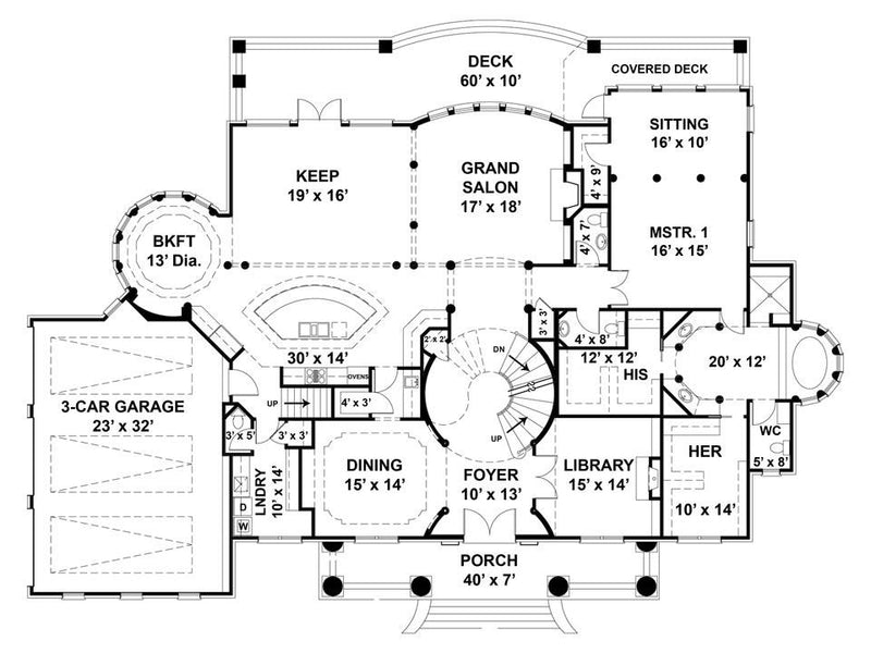 First level floor plan